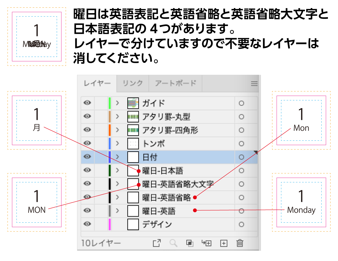 日付シート